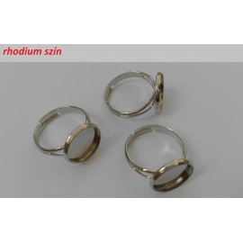 Ragasztható gyűrű alap 12mm-es lencséhez (1 db)